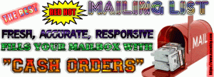 mailing list, home based business leads, red hot leads