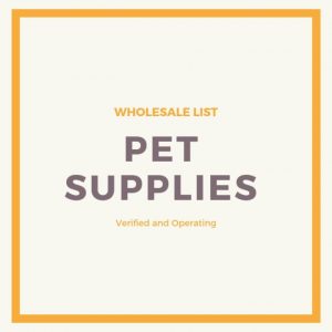 125 wholesalers vendors for pet supplies