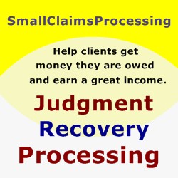 Judgement Recovery Processing