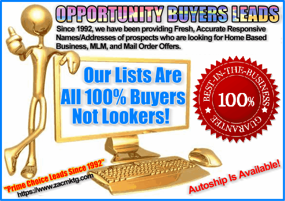 Opportunity Buyers Leads