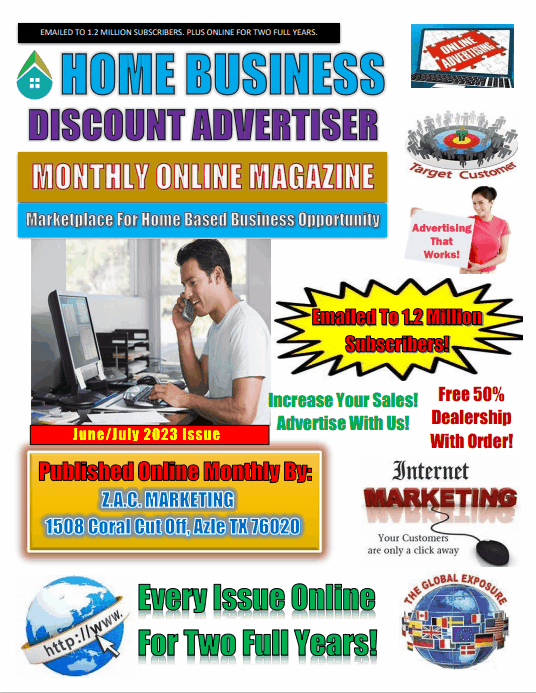 Home Business Discount Advertiser June/July 2023